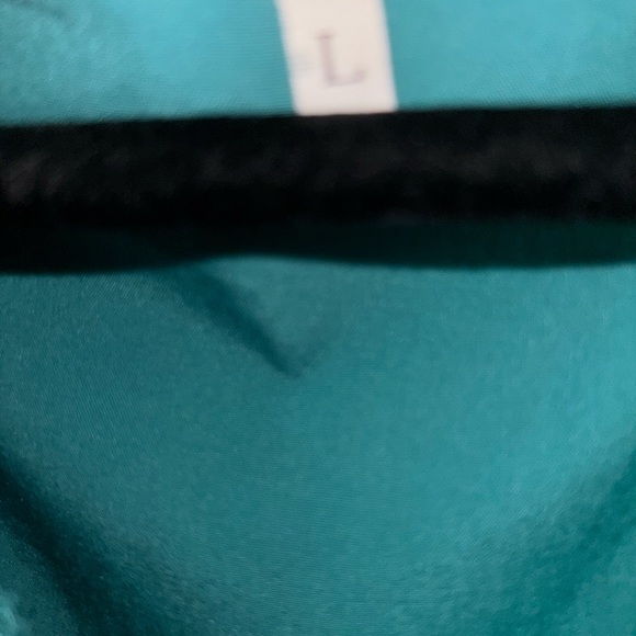 Teal Ruffle V-Neck Top - Picture 2 of 3